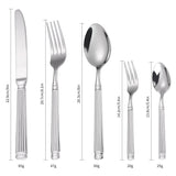 Elegant stainless steel/ Classical Gold Dinnerware Set