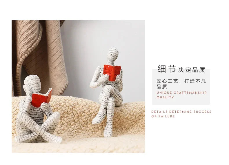 Resin Abstract Figurine – Quirky, Humorous, and Highly Popular Decor