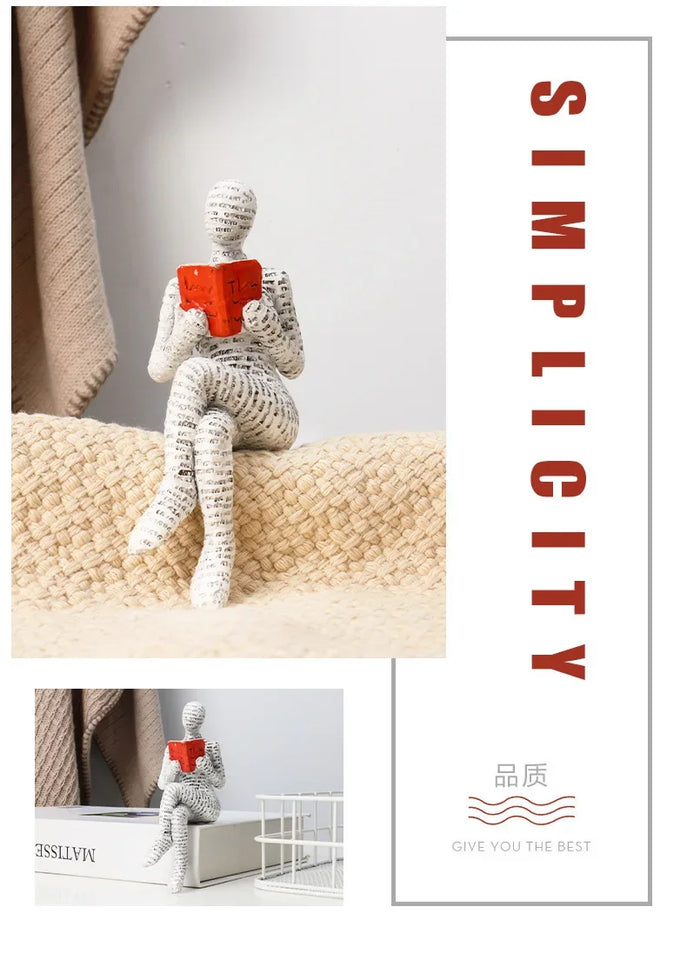 Resin Abstract Figurine – Quirky, Humorous, and Highly Popular Decor