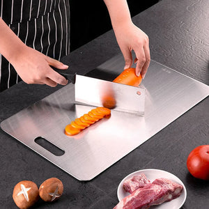 Next-Generation 316 Stainless Steel
“Healthy, Antibacterial & Eco-Friendly Chopping Board”