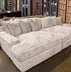 Nordic Cloud Sofa - Plush Velvet Sectional 300cm WHIMSICAL HOME OF CREATIONS