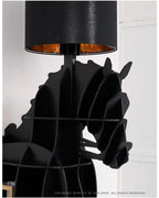 Luxury Horse Statue Wall Shelf – Artistic Wall-Mounted Display Storage