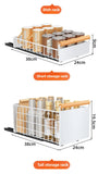 Multi-Functional Pull-Out Cabinet Drawer Organizer