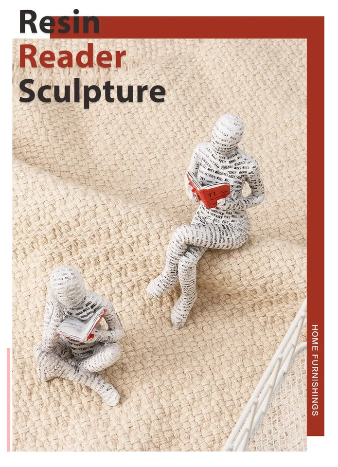 Resin Abstract Figurine – Quirky, Humorous, and Highly Popular Decor