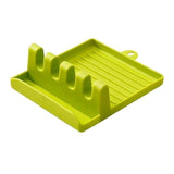 A Fresh Twist on Everyday Cooking – Spoon & Lid Holder with Non-Slip Pad