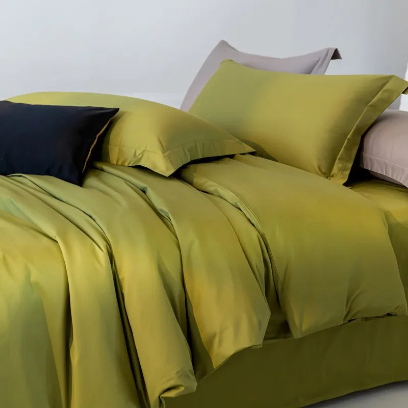 Luxury 1500 Thread Count Egyptian Pure Cotton Bedding Set – 100% Pure Cotton, Breathable & Ultra Soft 4-Piece Set WHIMSICAL HOME OF CREATIONS