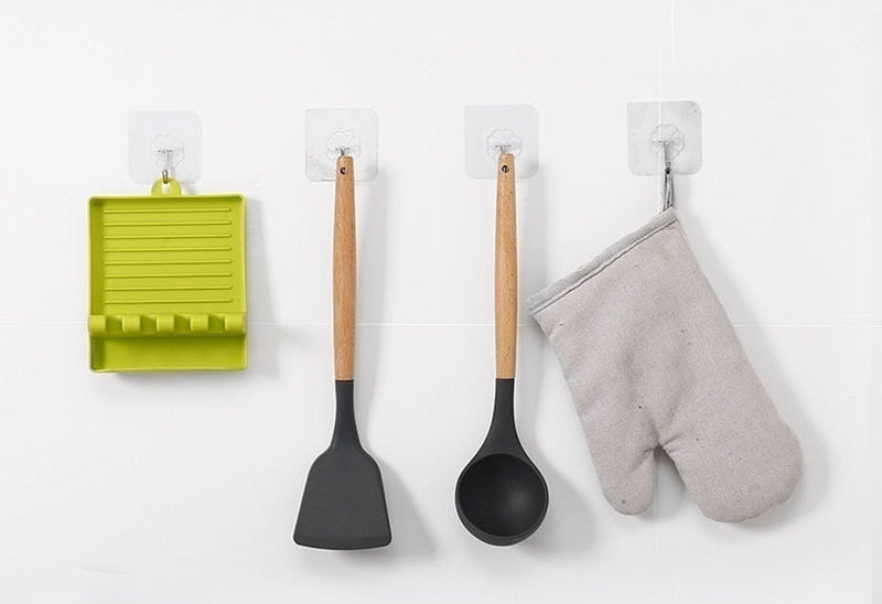 A Fresh Twist on Everyday Cooking – Spoon & Lid Holder with Non-Slip Pad
