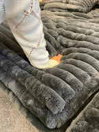 Nordic Cloud Sofa - Plush Velvet Sectional 300cm WHIMSICAL HOME OF CREATIONS