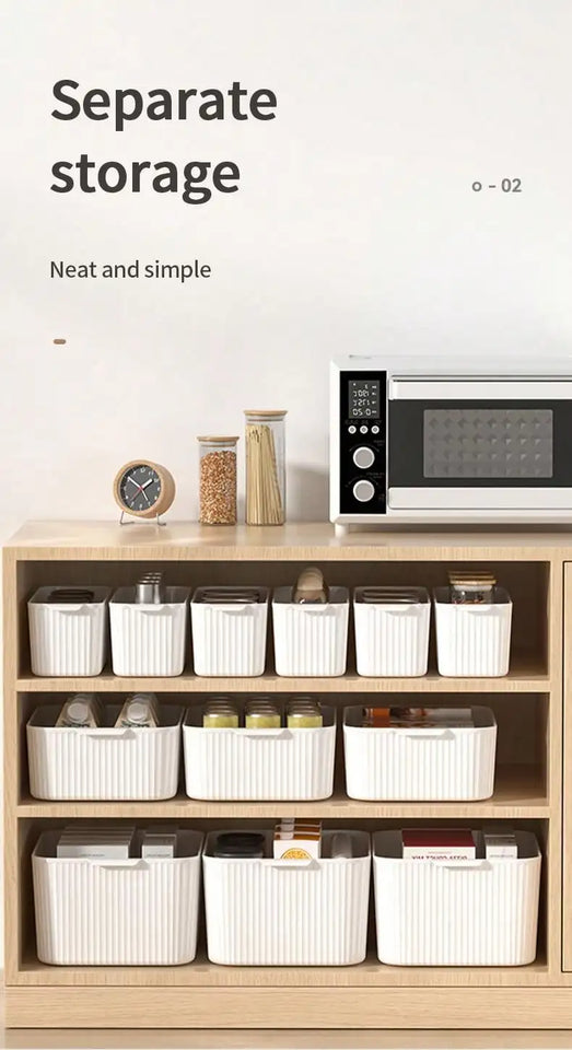 Multifunctional Food-Grade Storage Baskets – Smart, Stackable & Fridge-Safe