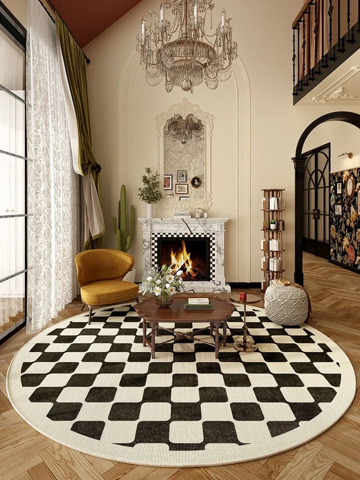Luxury French Retro Vintage Non-Slip Round Area Rug
Bring Timeless Elegance