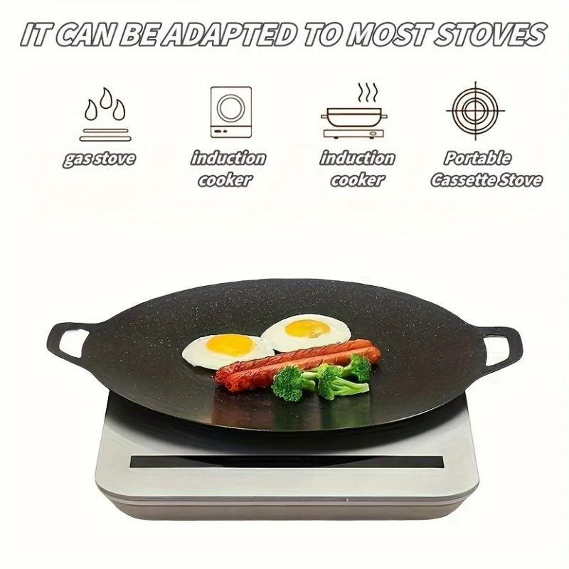 All-Purpose Non-Stick Grill Pan – Indoor, Outdoor & Travel Friendly WHIMSICAL HOME OF CREATIONS
