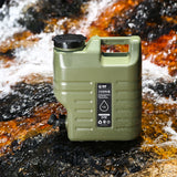 3.2 Gallon (6 Litres) Portable Water Container – BPA-Free Food Grade PE (Army Green)