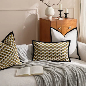 French Vintage Shell Chenille Pillow Covers – Timeless Elegance