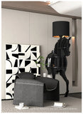 Luxury Horse Statue Wall-Mounted Display Shelf