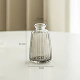 Modern Retro/ Vintage Mini Vases – Transparent & Colourful