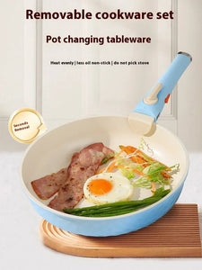 5-Piece Nonstick smooth Porcelain Coated Cookware Set