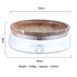 Creative Glass Round Food Storage Containers – Stackable & Unique Design