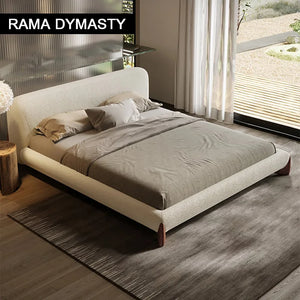 Luxurious Upholstered Bed with Retro Moroccan Charm king and Queen size