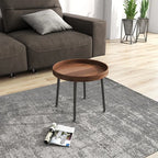 Hout Ronde Koffietafel Stel - Moderne Nestafels