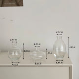 Modern Retro 3-Piece Mini Vase Set – Stunning Tabletop Decoration