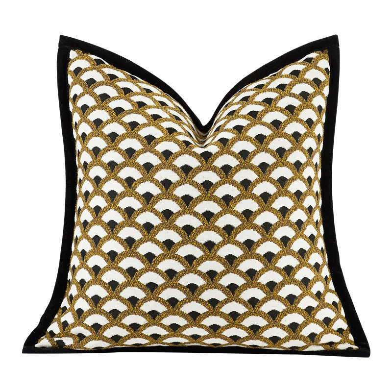 French Vintage Shell Chenille Pillow Covers – Timeless Elegance