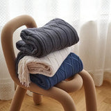 Bohemian/ Country Knitted Weave Blanket Throw –in various colors and sizes
