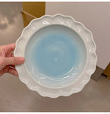 French Retro Glossy Enamel Floral Dinnerware – Timeless Summer Elegance