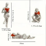 Resin Abstract Figurine – Quirky, Humorous, and Highly Popular Decor