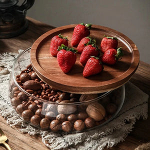 Creative Glass Round Food Storage Containers – Stackable & Unique Design
