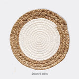 4/7pcs Natural Rattan Wall Hanging Decor – Farmhouse & Boho Timeless Style