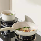 Premium Non-Toxic Porcelain coated Cookware Set — 6 Pieces