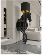 Luxury Horse Statue Wall Shelf – Artistic Wall-Mounted Display Storage
