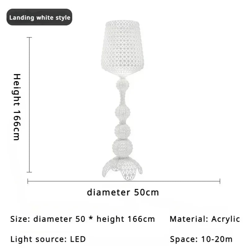 Luxury Art Deco Vintage Floor Lamp – Exquisite High-End Statement Piece