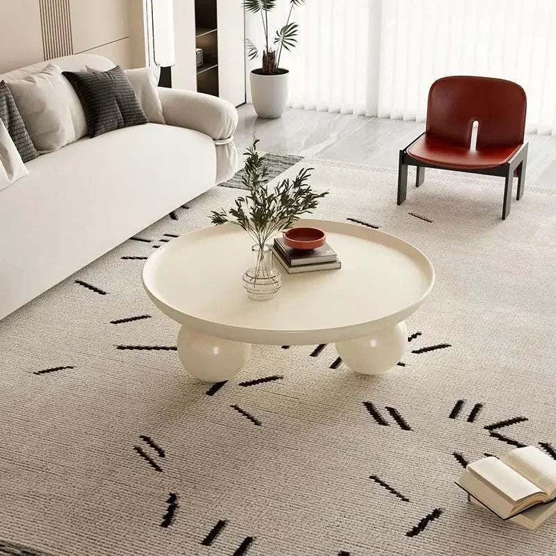 Nordic Cream Coffee Table – Light, Luxurious & Strong