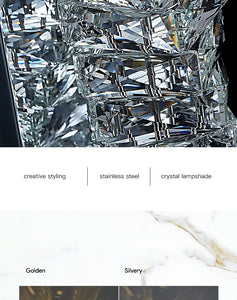 Luxury Crystal Wall Sconce – High-End K9 Crystal Light Fixture