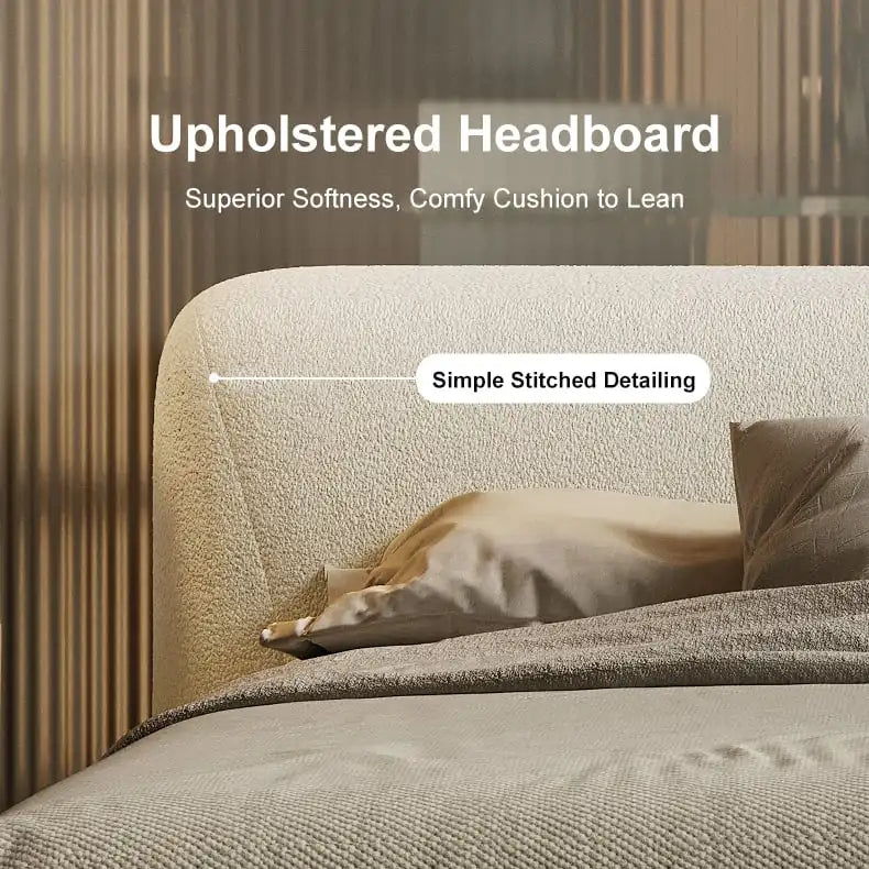 Luukse gestoffeerde bed met retro Marokkaanse sjarme koning- en koningingrootte