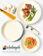 Elegant 3-Piece Non-Stick Cookware Set – Baby Blue & Sage Green WHIMSICAL HOME OF CREATIONS