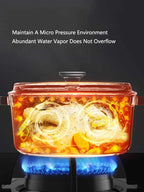 Enamel Cast Iron Stew Pot – Triple Water-Locking Design WHIMSICAL HOME OF CREATIONS