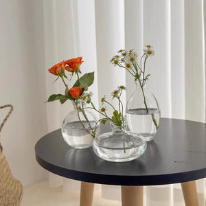 Modern Retro 3-Piece Mini Vase Set – Stunning Tabletop Decoration