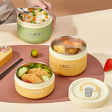 Portable Thermal 304 Stainless Steel Food Containers – Stackable & long term Insulated Microwave Safe