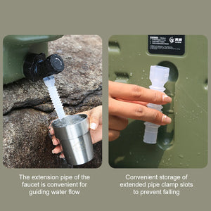 3.2 Gallon (6 Litres) Portable Water Container – BPA-Free Food Grade PE (Army Green)
