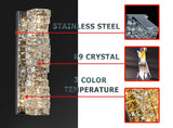 Luxury Crystal Wall Sconce – High-End K9 Crystal Light Fixture