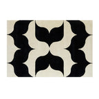 French Retro Art Deco Minimalist Plush Area Rug – Soft, Timeless & Machine-Washable WHIMSICAL HOME OF CREATIONS