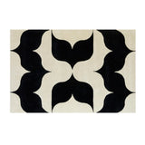 French Retro Art Deco Minimalist Plush Area Rug
