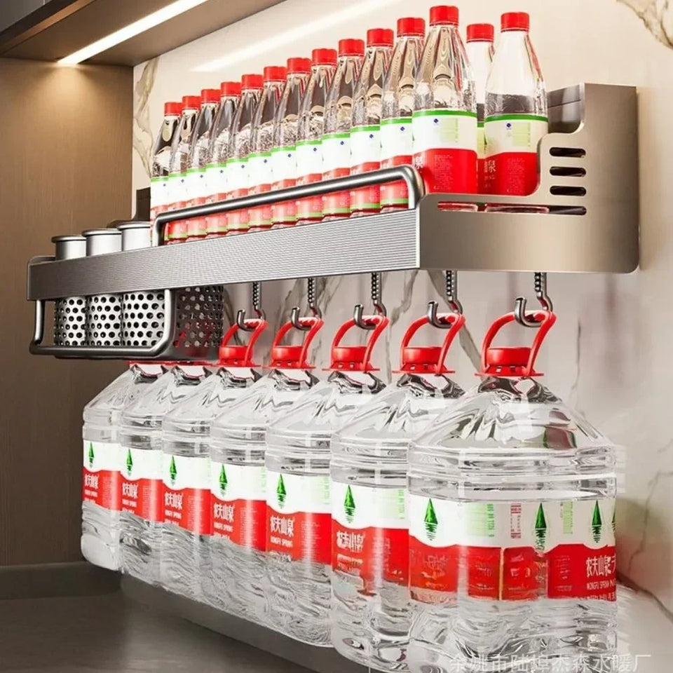 Wall Mounted Metal Dishware Storage Organizer Racks