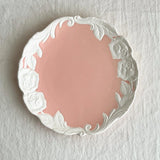 Vintage-Inspired Rose Tea & Coffee Cup Set with Saucer and Cake plate