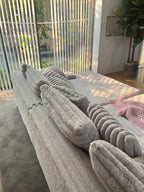 Nordic Cloud Sofa - Plush Velvet Sectional 300cm WHIMSICAL HOME OF CREATIONS