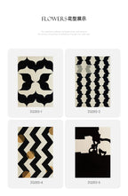 French Retro Art Deco Minimalist Plush Area Rug – Soft, Timeless & Machine-Washable WHIMSICAL HOME OF CREATIONS