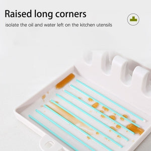 A Fresh Twist on Everyday Cooking – Spoon & Lid Holder with Non-Slip Pad