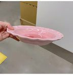 French Retro Glossy Enamel Floral Dinnerware – Timeless Summer Elegance WHIMSICAL HOME OF CREATIONS